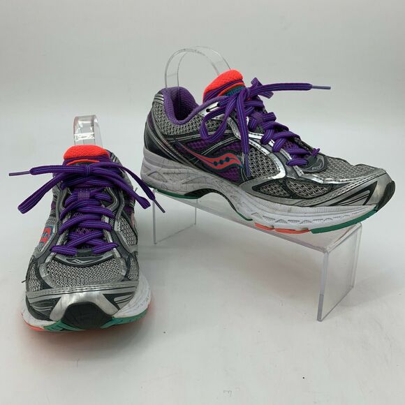 Saucony Running Shoes Women 8 Athletic Workout Training Guide 7 *Missing Insoles - Picture 2 of 11